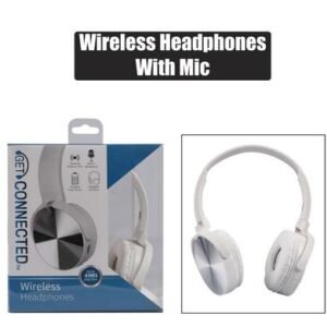 Wireless headphones metalic with mic