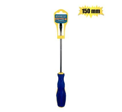 Screwdriver flat 6x150mm rub-grip m-tip