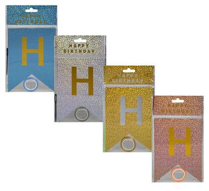 Party banner happy birthday