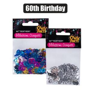 Party confetti milestone 60 15g