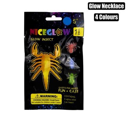 Glow bugs necklace