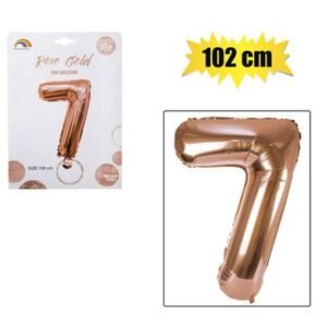 Balloon helium foil rose g 7 102cm f-04