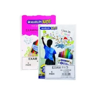 Book exam-pad 80-sheets punched