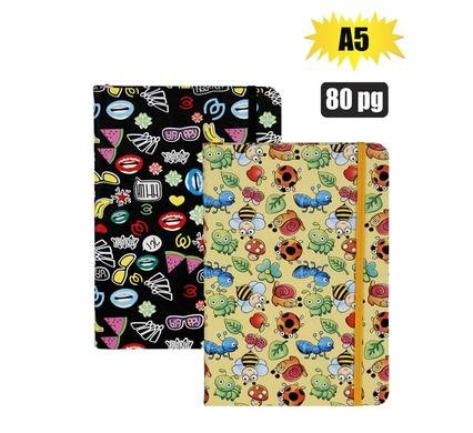 Novelty notebook asstd a5