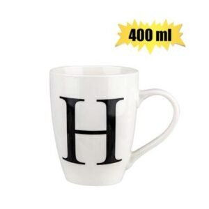 Mug daily tall letter h,400ml