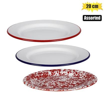 Plate enamel 20cm dinner
