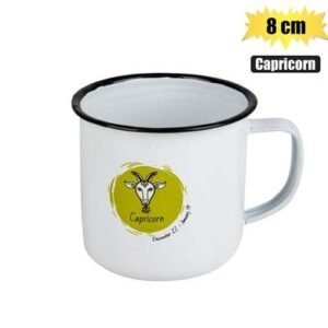 Mug enamel horoscope capricorn 8cm
