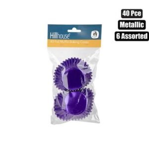 Baking-cup foil muffin 40pce hillhouse
