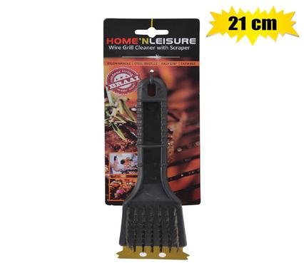 Bbq grill-cleaner nylon 21cm h&l