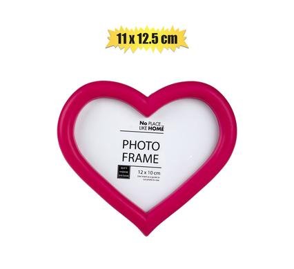 Picture-frame pl heart-shape 11x12.5cm