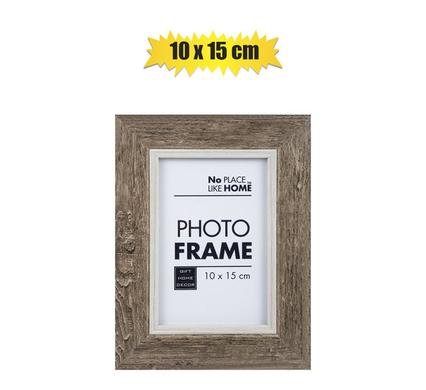 Picture-frame pl woodgrain 10x15cm
