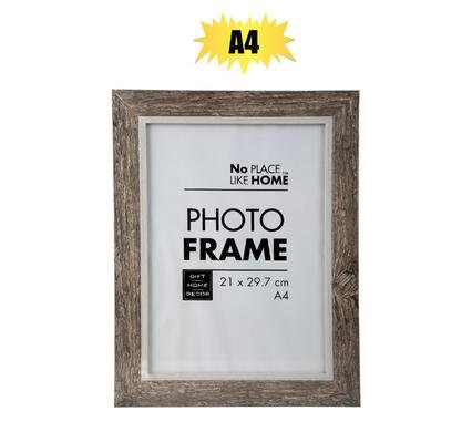 Picture-frame pl woodgrain 21x29cm