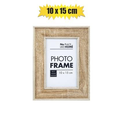 Picture-frame pl woodgrain 10x15cm