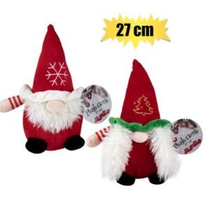 Xmas plush gonk asstd 27cm