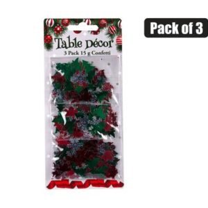 Xmas table decor confetti 3pk 15g
