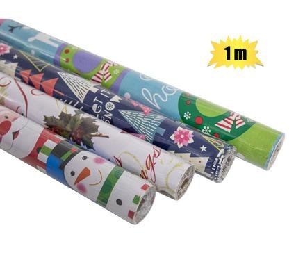 Xmas stationery gift wrap 1mx700mm