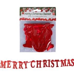 Xmas room decor banner merry christmas