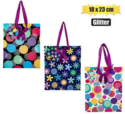 Gift-bag paper med 18x23cm everyday glit