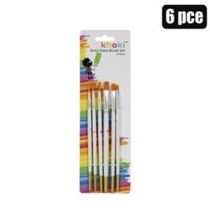 Art+craft paint brushes artist 6pce prof