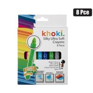 Art+craft crayons ultra soft wax 8pce