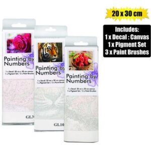 Art+craft paint-by-numbers 20x30cm