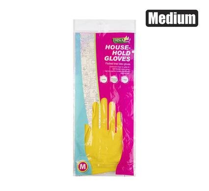 Gloves rubber household medium per-pair