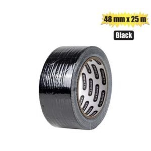 Tape ducting black 48mmx25m zenith