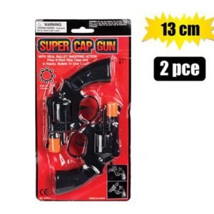 Gun hand cap 8 shot 2pc set 13cm