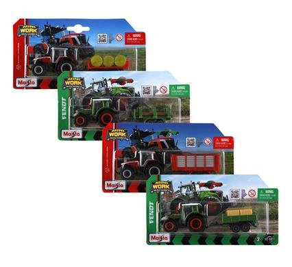 Maisto dinky work tractor & trailer