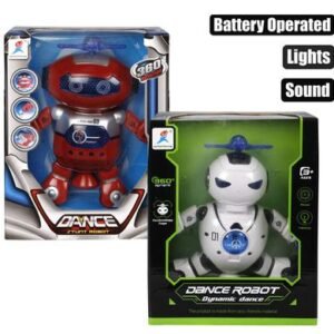 Battery operated robot red 22cm