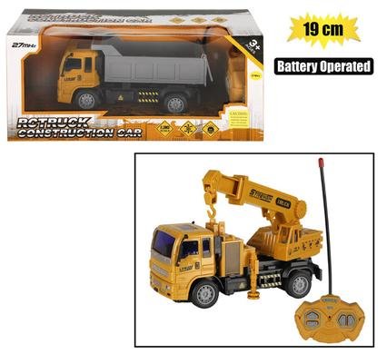 Battery operated rc truck 19cm asstd