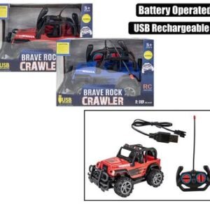 Battery operated rc jeep usb 20cm