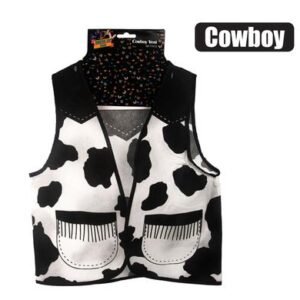 Dress up vest cowboy
