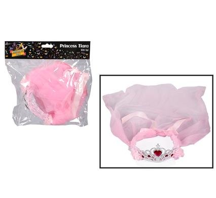 Dress up princess tiara with veil