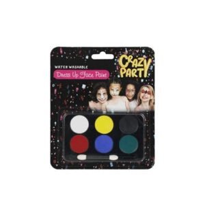 Dress up face paint set w/applicator