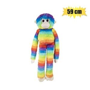 Plush colourful monkey 59cm