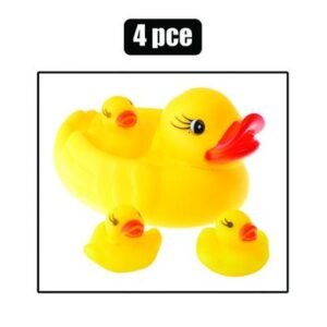 Baby vinyl duck mom & baby set, 4pc
