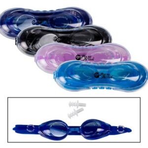 Swim-goggles in case assorted