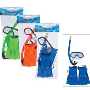 Swim-set pl snorkel/mask/flippers
