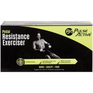 Fitness pedal resistance exerciser