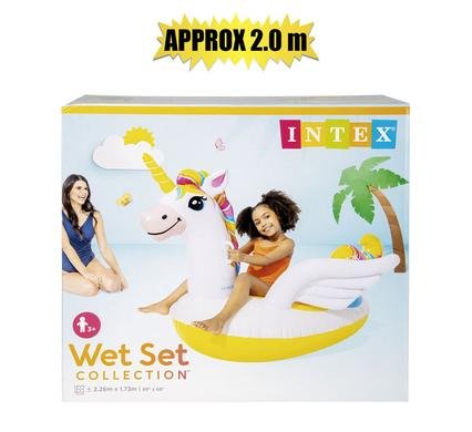 Intex ride-on unicorn 201x140x97cm