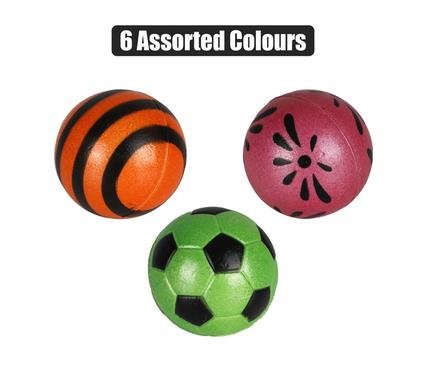 Novelty ball hi bounce solid 6cm