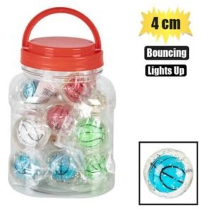 Novelty bouncy ball w/light 4.5cm