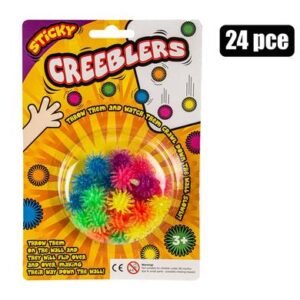Novelty sticky wall creeblers 24pc