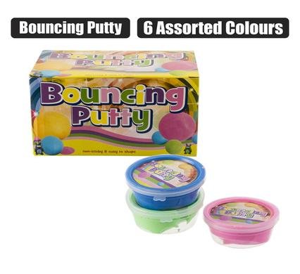Novelty putty bouncing