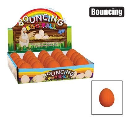Novelty ball bouncing egg