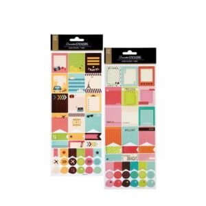 Sticker decorative labels asstd