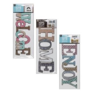 Sticker room decor words pop up asstd