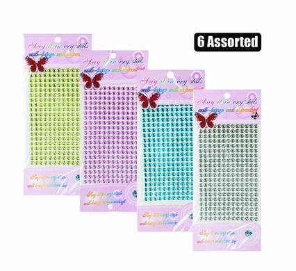 Sticker bling adhesive gems