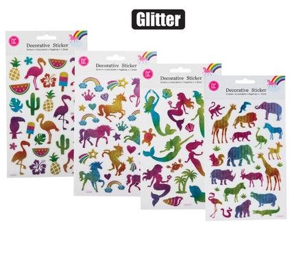 Sticker foil glitter assorted